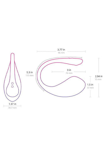 Lovense - Lush 3 Bluetooth Egg Vibrator - Pink - Stag Shop