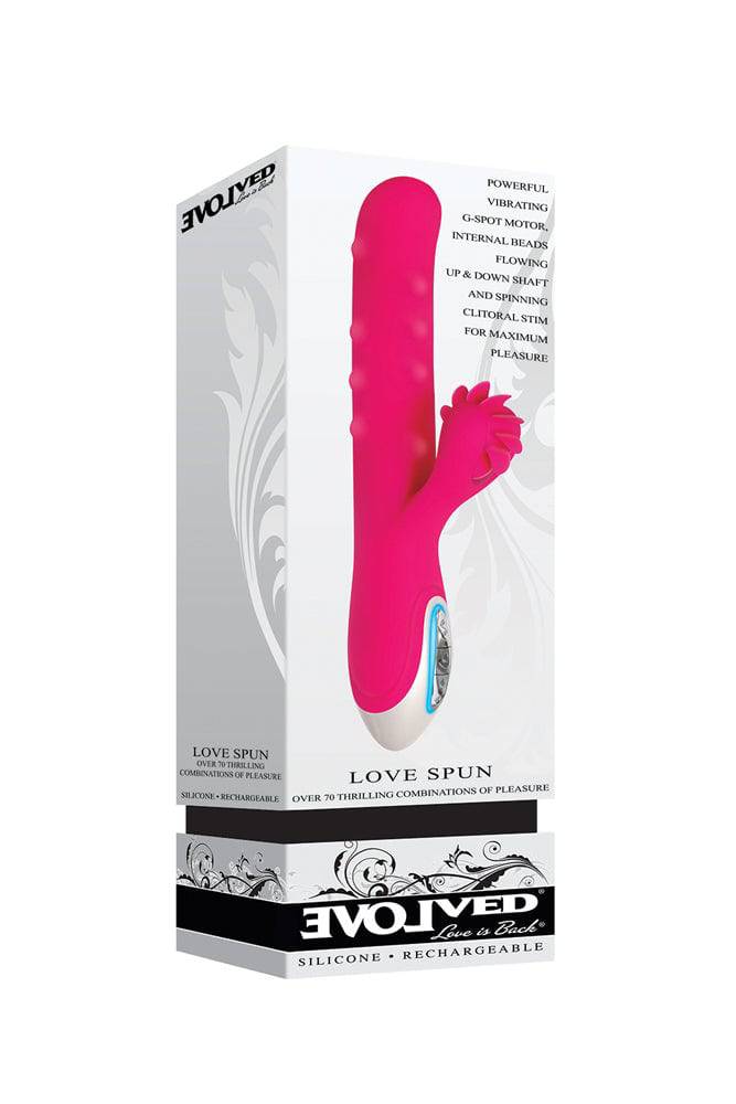 Evolved - Love Spun Dual Vibrator - Pink - Stag Shop