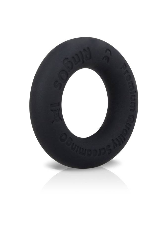 Screaming O - RingO - Ritz Stretchy Silicone Cock Ring - Black - Stag Shop