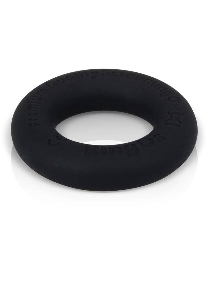 Screaming O - RingO - Ritz Stretchy Silicone Cock Ring - Black - Stag Shop