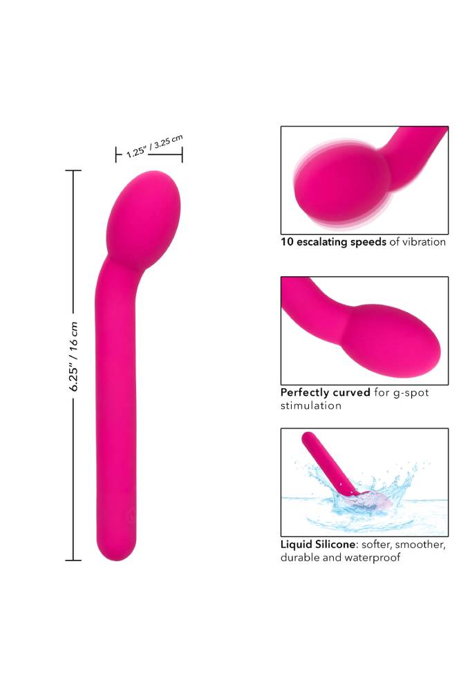 Cal Exotics - Bliss - Liquid Silicone Tulip Vibrator - Pink - Stag Shop