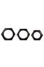 Zero Tolerance - Lug Nuts Cock Ring Set - Black - Stag Shop