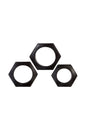 Zero Tolerance - Lug Nuts Cock Ring Set - Black - Stag Shop