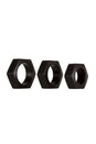 Zero Tolerance - Lug Nuts Cock Ring Set - Black - Stag Shop
