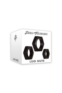 Thumbnail for Zero Tolerance - Lug Nuts Cock Ring Set - Black - Stag Shop