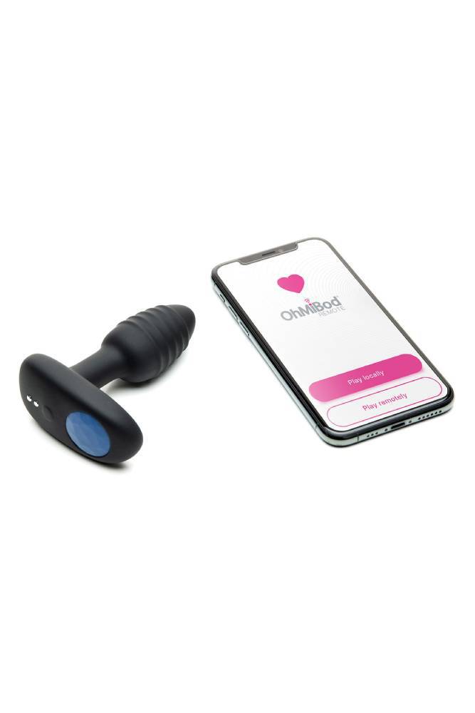 Ohmibod - Lumen - Bluetooth Vibrating Silicone Anal Plug - Black - Stag Shop