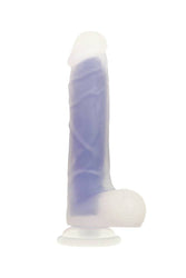 Evolved - Luminous Glow-In-The-Dark Dildo - Purple - Stag Shop