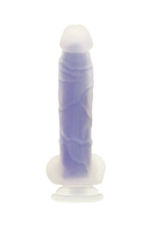 Evolved - Luminous Glow-In-The-Dark Dildo - Purple - Stag Shop