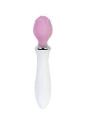 Evolved - Luminous Love Bud Massage Wand - White/Pink - Stag Shop