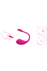 Lovense - Lush 2 Bluetooth Egg Vibrator - Pink | Stag Shop Lovense - Lush 2 Bluetooth Egg Vibrator - Pink | Stag Shop