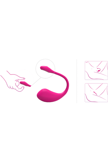 Lovense - Lush 2 Bluetooth Egg Vibrator - Pink - Stag Shop
