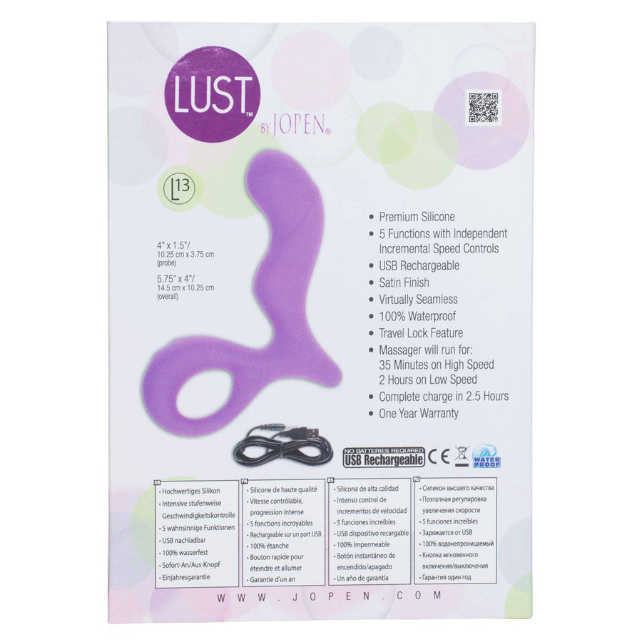 Jopen - Lust - L13 Vibrating Probe - Purple - Stag Shop