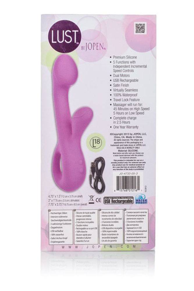 Jopen - Lust - L18 Dual Vibrator - Purple - Stag Shop