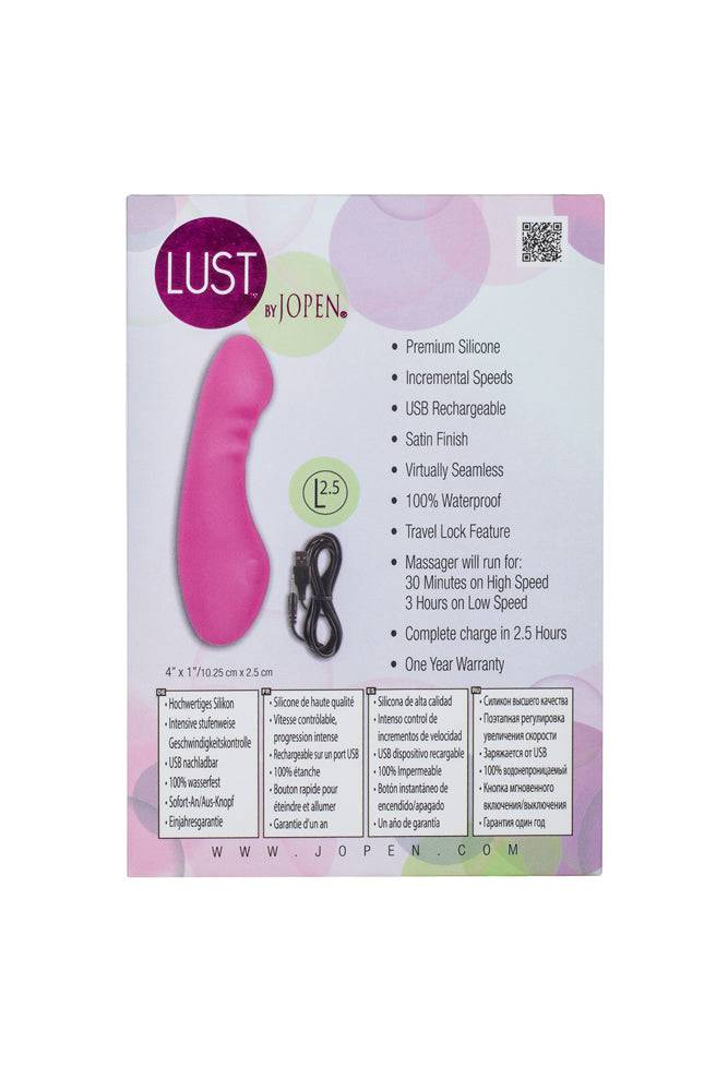 Jopen - Lust - L2.5 Vibrator - Pink - Stag Shop