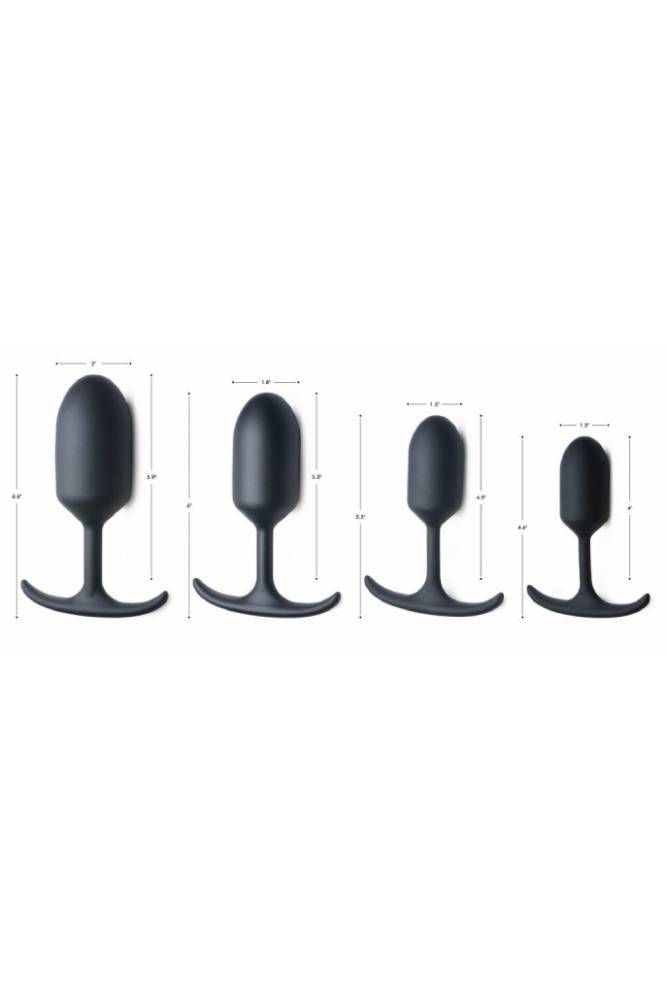 XR Brands - Heavy Hitters - Premium Silicone Weighted Anal Plug - XL - Stag Shop
