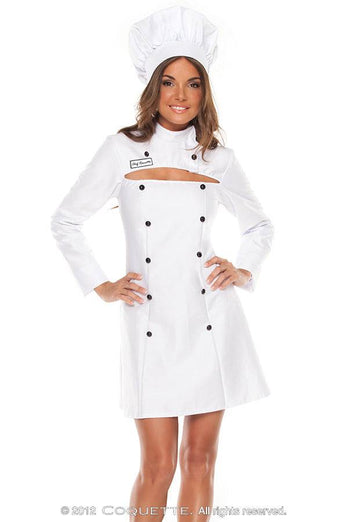 Coquette - M6135 - Chef RamsMe - White - Stag Shop
