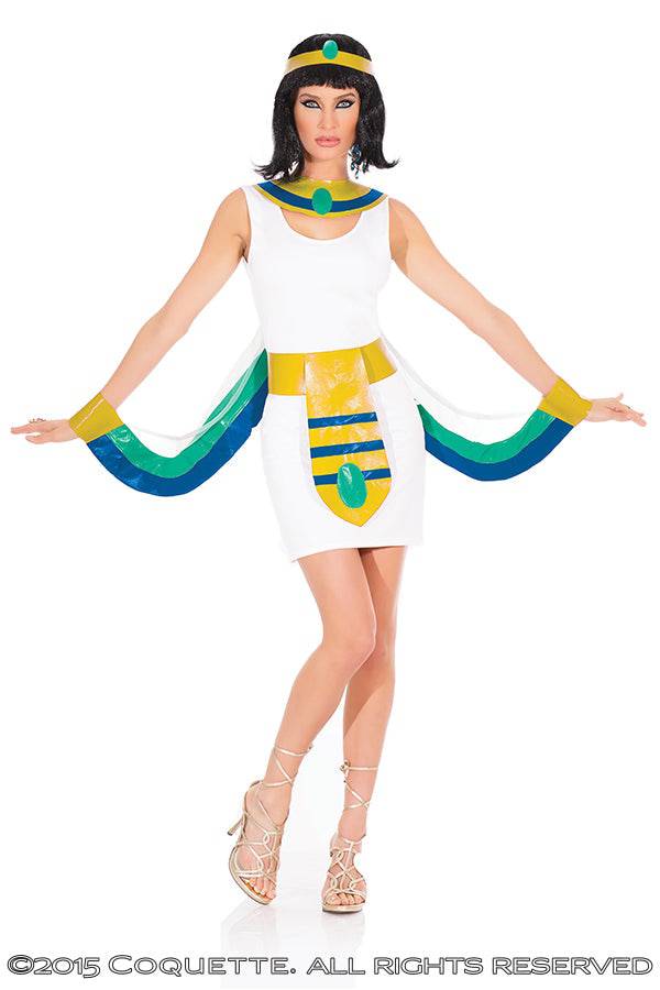 Coquette - M6208 - Egyptian Goddess - White/Gold - OS - Stag Shop