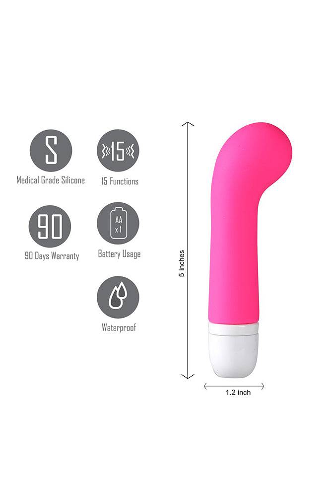 Maia Toys - Ava Mini G-Spot Vibe - Neon Pink - Stag Shop