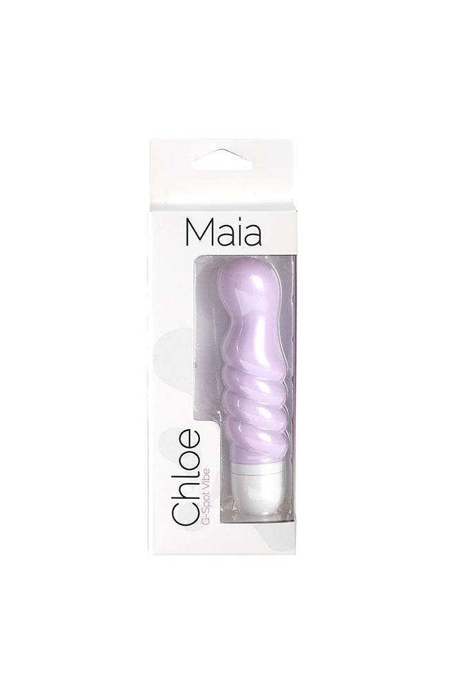 Maia Toys - Chloe Twisty G-Spot Mini Vibe - Purple - Stag Shop
