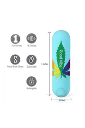 Maia Toys - Jessi 420 Rechargeable Mini Bullet - Teal - Stag Shop