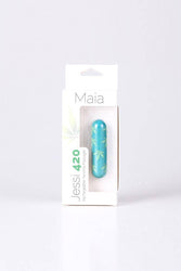 Maia Toys - Jessi 420 Rechargeable Mini Bullet - Emerald - Stag Shop