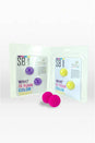 Maia Toys - Carrie Silicone Covered Metallic Kegel Balls - Neon Pink - Stag Shop