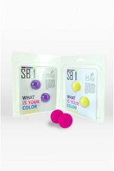 Maia Toys - Carrie Silicone Covered Metallic Kegel Balls - Neon Pink - Stag Shop