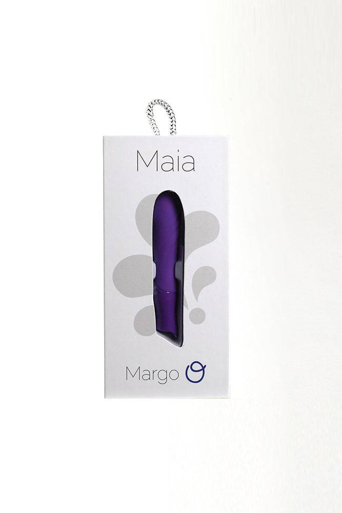 Maia Toys - Margo Rechargeable Silicone Bullet Vibe - Purple - Stag Shop