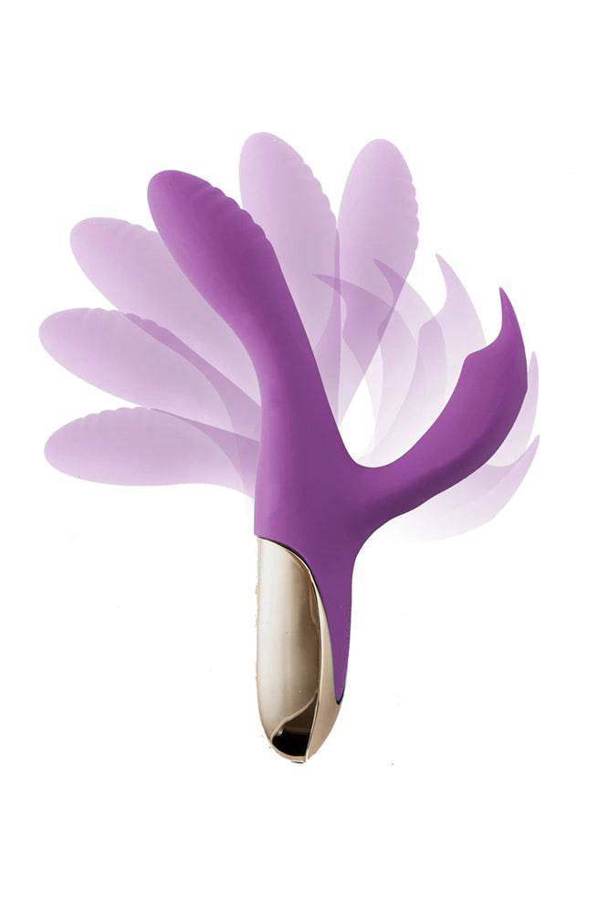 Maia Toys - Skyler Rechargeable Silicone Bendable Rabbit - Purple - Stag Shop