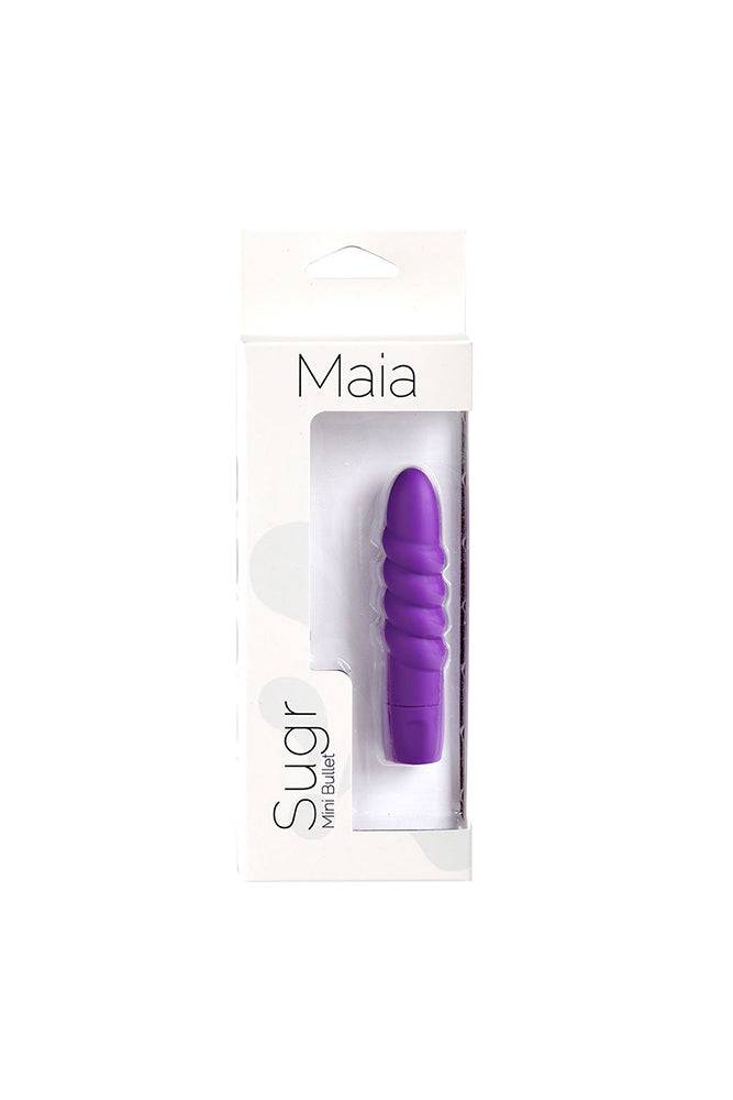 Maia Toys - Sugr Ribbed Mini Bullet - Purple - Stag Shop