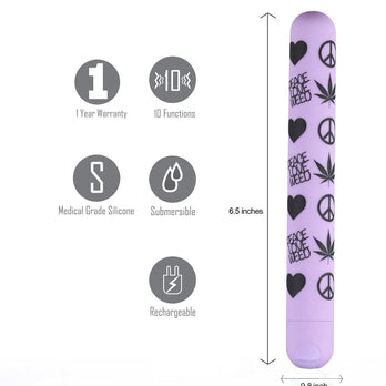 Maia Toys - Unity Rechargeable X-Long Bullet Violet - Purple - Stag Shop