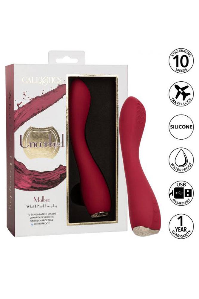 Cal Exotics - Uncorked - Malbec G-Spot Vibrator - Merlot - Stag Shop