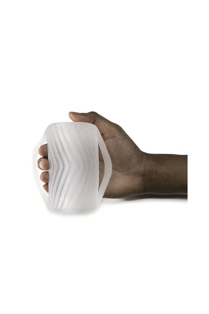 Perfect Fit - Male Masturbator With Grips - Clear | Stag Shop Perfect Fit - Male Masturbator With Grips - Clear | Stag Shop
