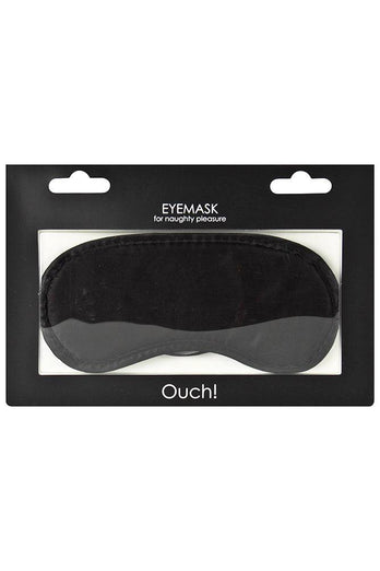 Ouch By Shots - Soft Eyemask / Blindfold - Black - Stag Shop