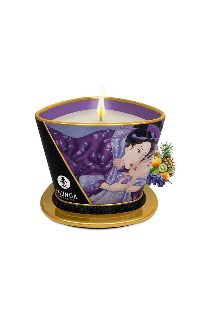 Shunga - Massage Oil Candle - 5oz - Assorted - Stag Shop