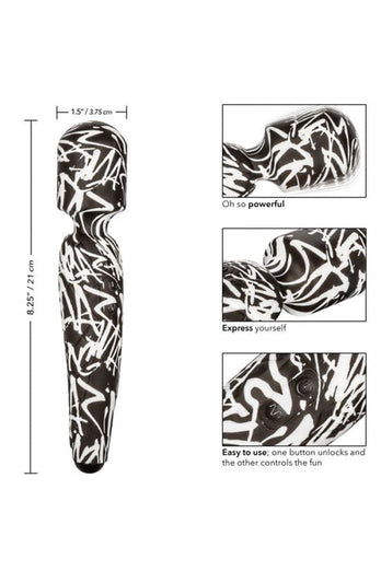 Cal Exotics - Hype - Massager Wand - Black - Stag Shop