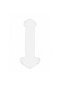 Shots Toys - Chrystalino - Massage Glass Wand - White - Stag Shop
