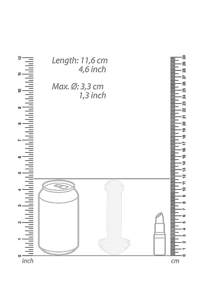 Shots Toys - Chrystalino - Massage Glass Wand - White - Stag Shop