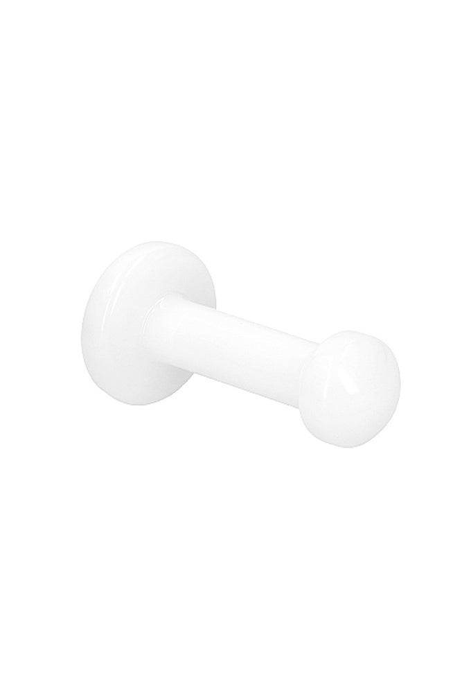 Shots Toys - Chrystalino - Massage Glass Wand - White - Stag Shop