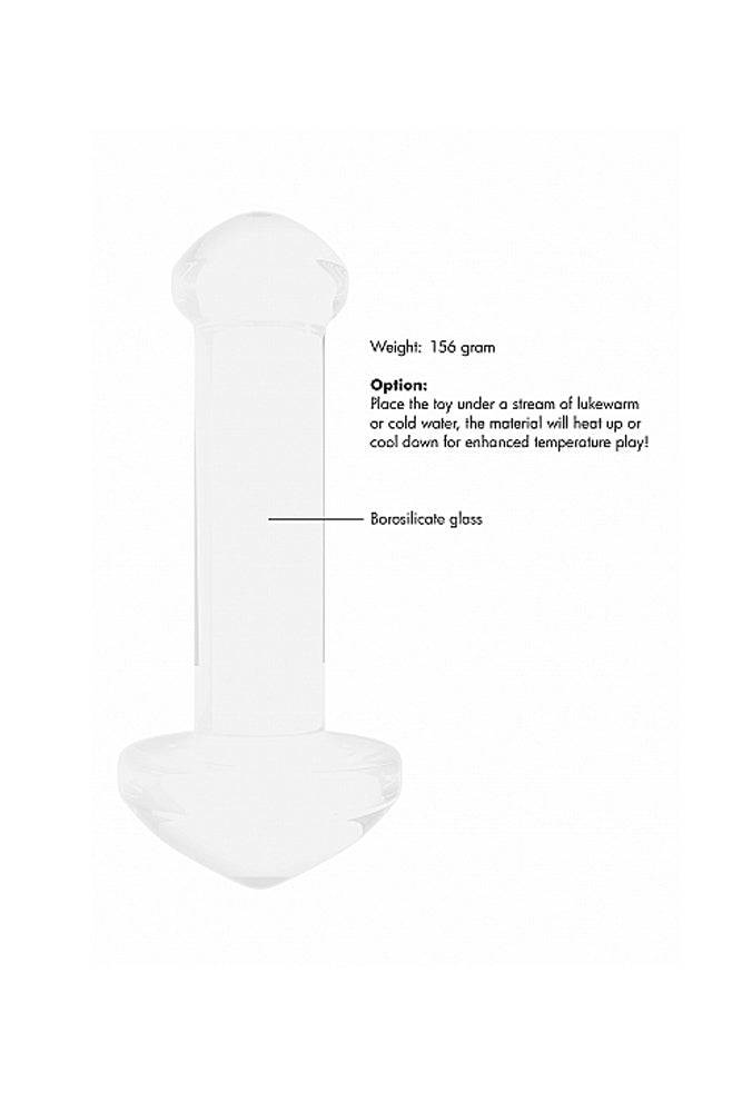 Shots Toys - Chrystalino - Massage Glass Wand - White - Stag Shop