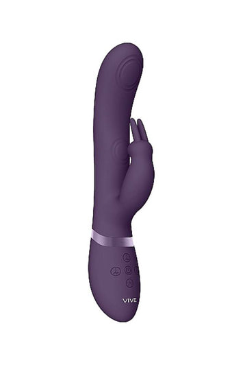 Shots Toys - VIVE - May Dual Pulse-Wave Rabbit Vibrator - Purple - Stag Shop