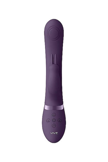 Shots Toys - VIVE - May Dual Pulse-Wave Rabbit Vibrator - Purple - Stag Shop