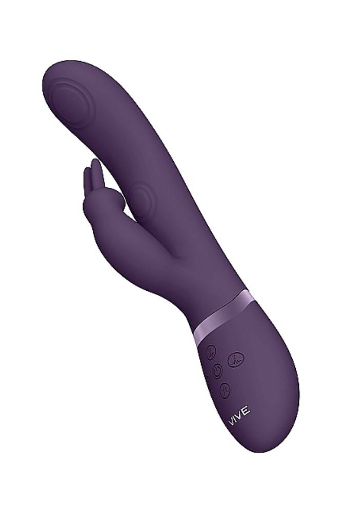 Shots Toys - VIVE - May Dual Pulse-Wave Rabbit Vibrator - Purple - Stag Shop