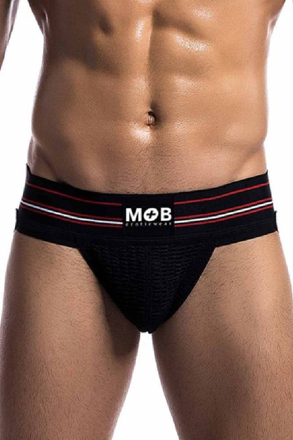 MaleBasics - Fetish Classic - Wide Jockstrap - Black - Stag Shop