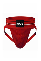 MaleBasics - Fetish Classic - Wide Jockstrap - Red - Stag Shop