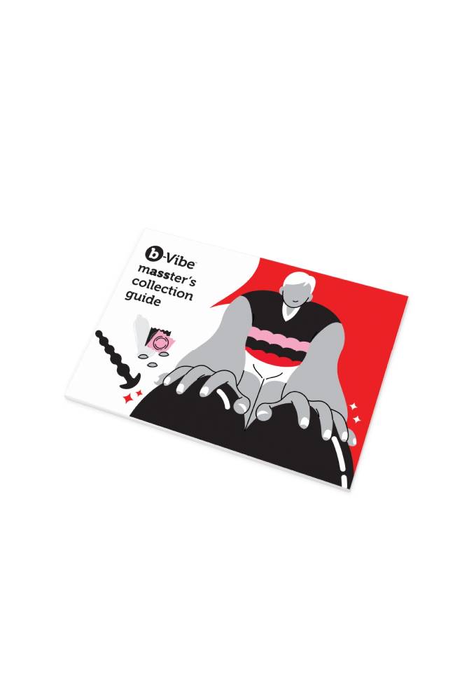 b-Vibe - Anal Training & Education Set: Masster's Degree Edition - Black - Stag Shop