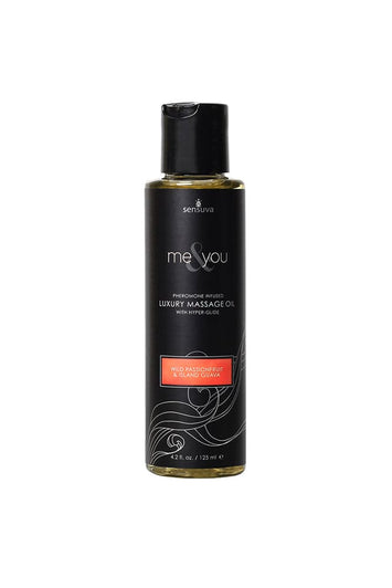 Sensuva - Me & You Luxury Massage Oil - Passionfruit Guava - 4.2oz. - Stag Shop