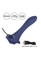 Cal Exotics - Her Royal Harness - ME2 Thumper Strap-On - Blue - Stag Shop