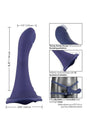 Cal Exotics - Her Royal Harness - ME2 Thumper Strap-On - Blue - Stag Shop