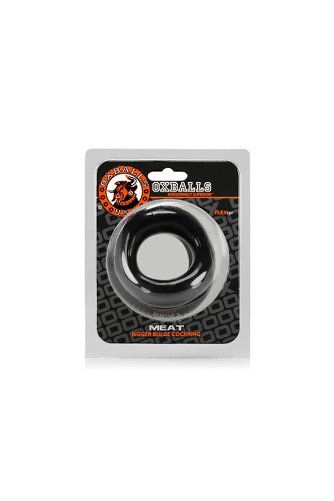 Oxballs -Meat Bigger Bulge Cock Ring - Black - Stag Shop